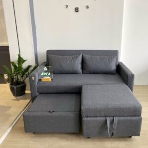Sofa bed - sofa giường kéo màu xám S0218