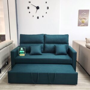 Sofa bed - sofa giường kéo màu xanh sẫm S0220