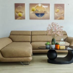 Sofa góc phải da Ultra Microfiber mã S012706