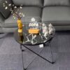 Bàn trà - Bàn sofa tròn mặt kính B0316