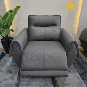 Ghế Sofa Đơn Thư Giãn Tích Hợp Động Cơ Chỉnh Điện Màu Xám WT