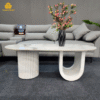 Bàn Trà - Bàn Sofa Mặt Đá Ceramic Hiện Đại