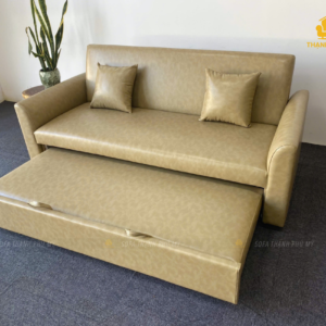Sofa bed - sofa giường kéo màu be vân loang